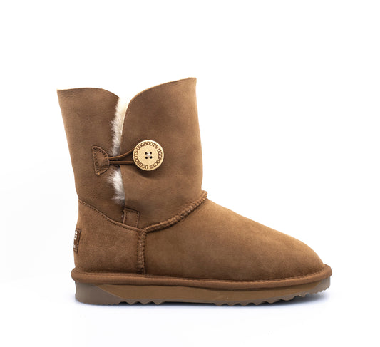 Short Button Ugg Boots