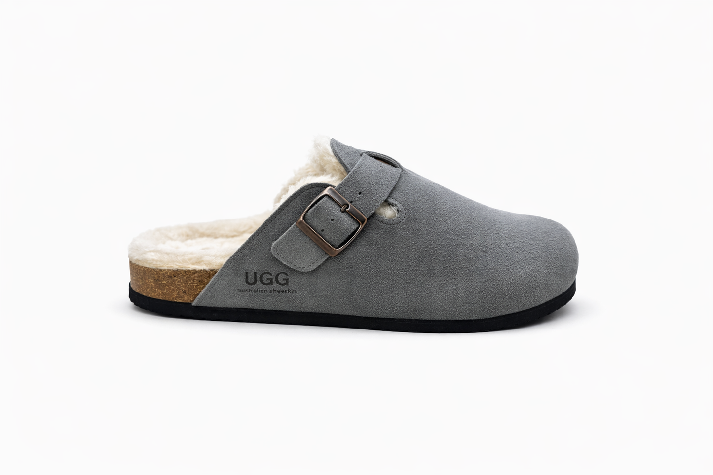 Fluffy UGG Birk Slides