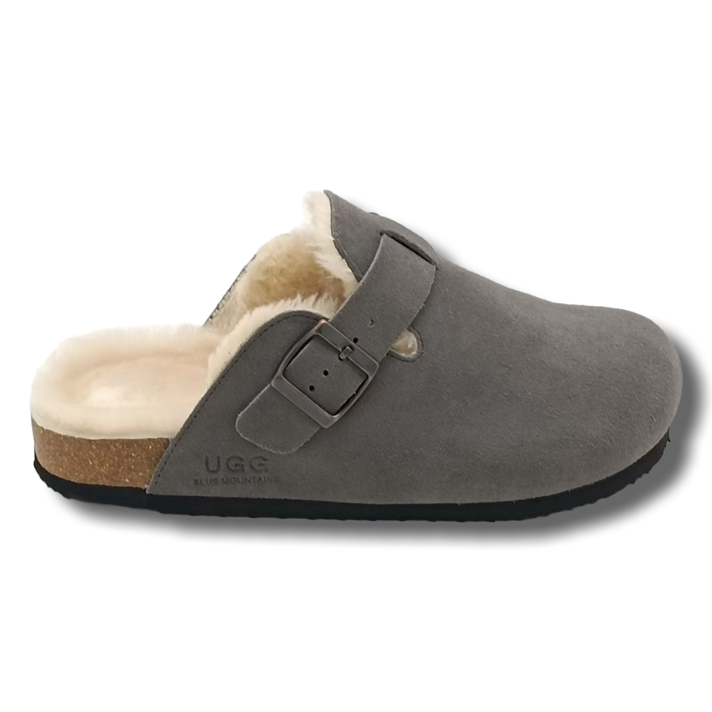 Fluffy UGG Birk Slides