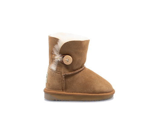 Kids Button Ugg Boots
